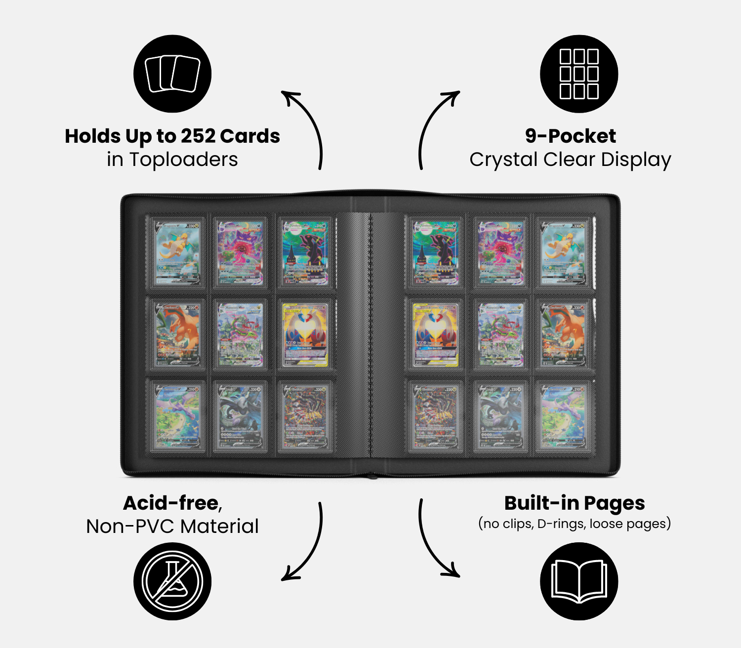 Modern Guard Premium+ Toploader Binder Modern Guard Premium+ Toploader Binder